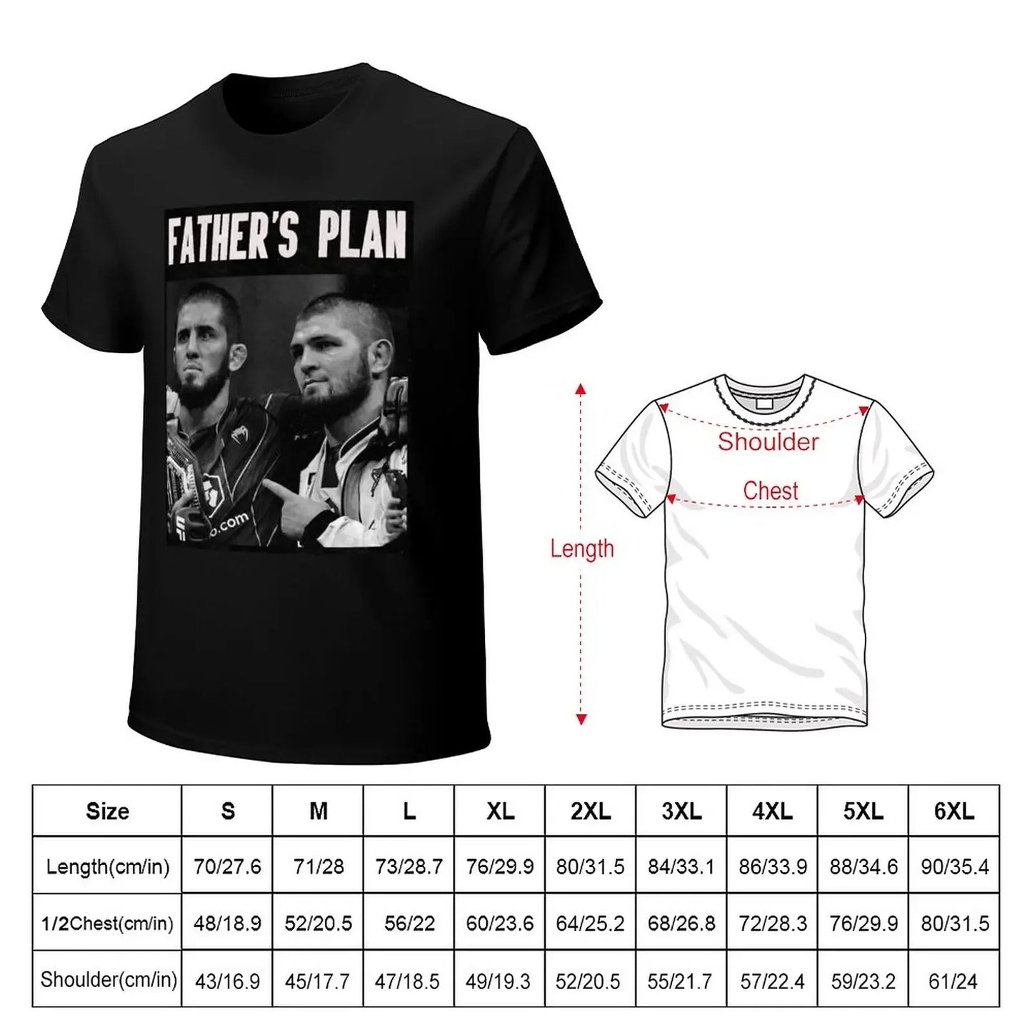 Khabib Nurmagomedov Islam Makhachev Kawaii Boys Animal Print T-Shirt Men's Casual Cotton Short Sleeve Top for Daily Wear
