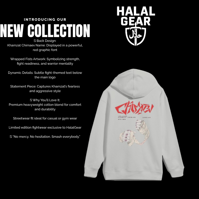 “HalalGear Khamzat Champion Hoodie – Limited Drop”